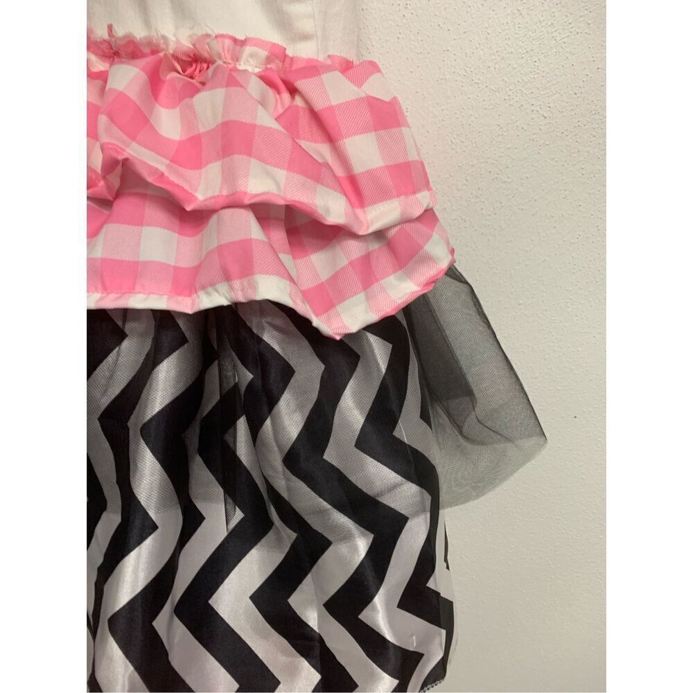 Handmade Upcycled denim ruffled skirt - Picture 4 of 6